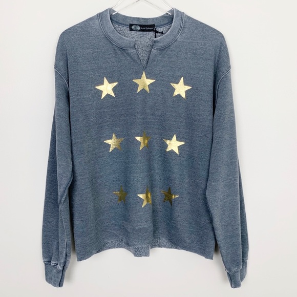 JET Tops - JET John Eshaya Metallic Star Sweatshirt S New